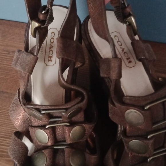 Coach wedges - Picture 2 of 14